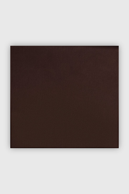 Chocolate Brown Grain Satin Hijab - CAVE