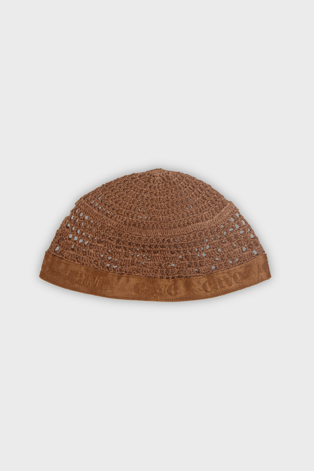 Deep Walnut Brown Cotton Kuwaiti Kufi - CAVE