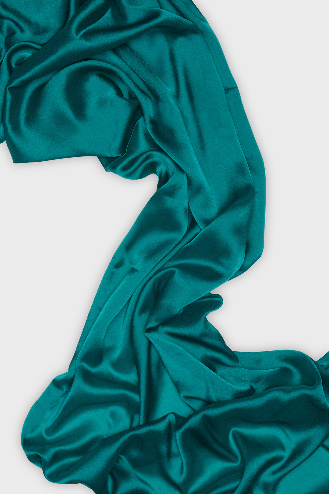 Emerald Green Soft Satin Hijab - CAVE