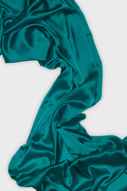 Emerald Green Soft Satin Hijab - CAVE