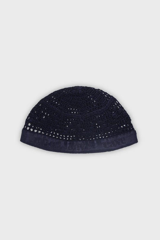 Maritime Blue Cotton Kuwaiti Kufi - CAVE