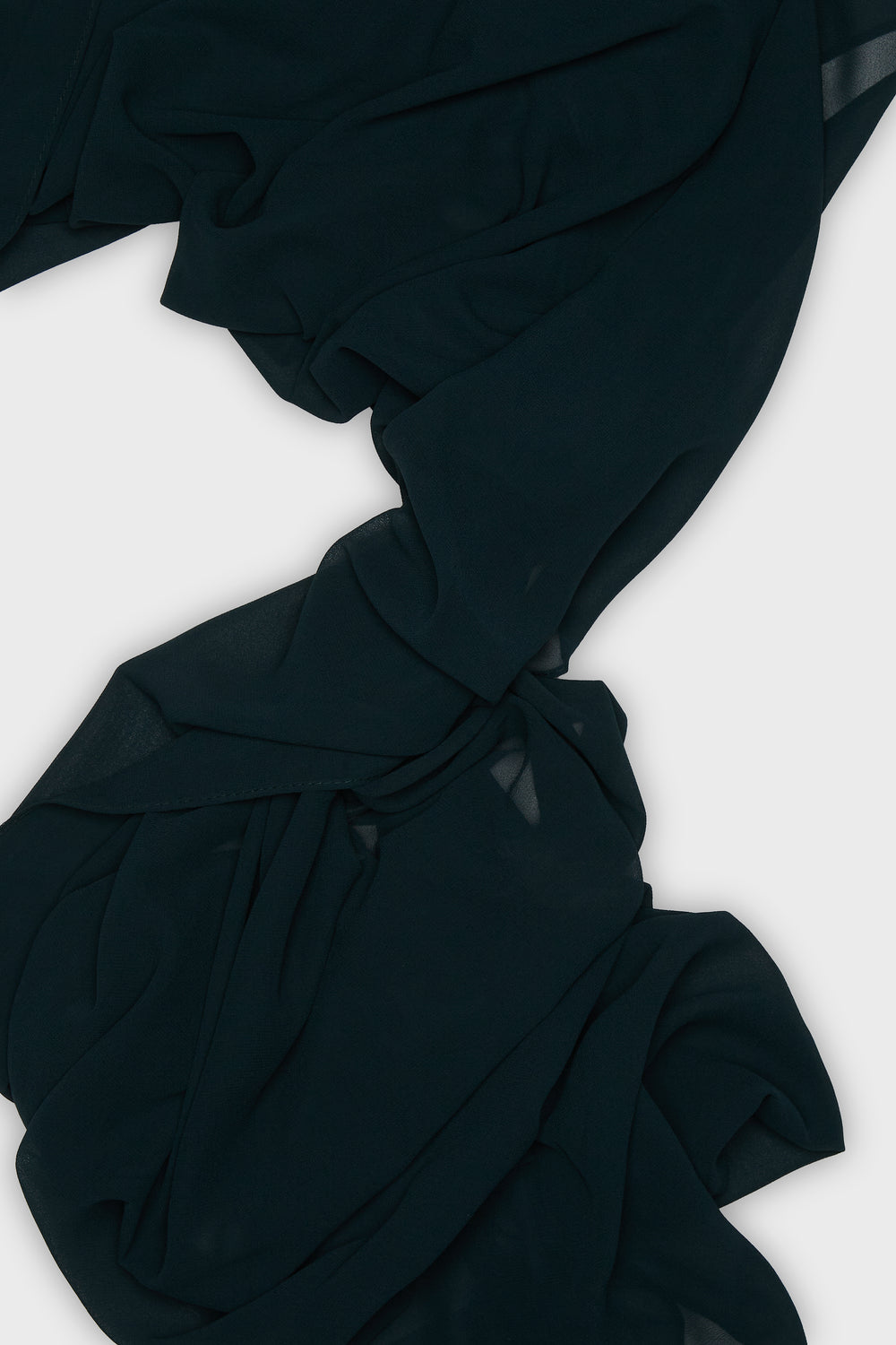 Teal Soft Crepe Chiffon Hijab - CAVE