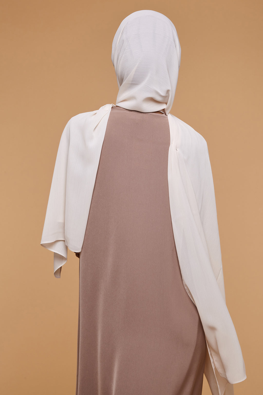 Buttercream Crinkle Soft Crepe Hijab - CAVE