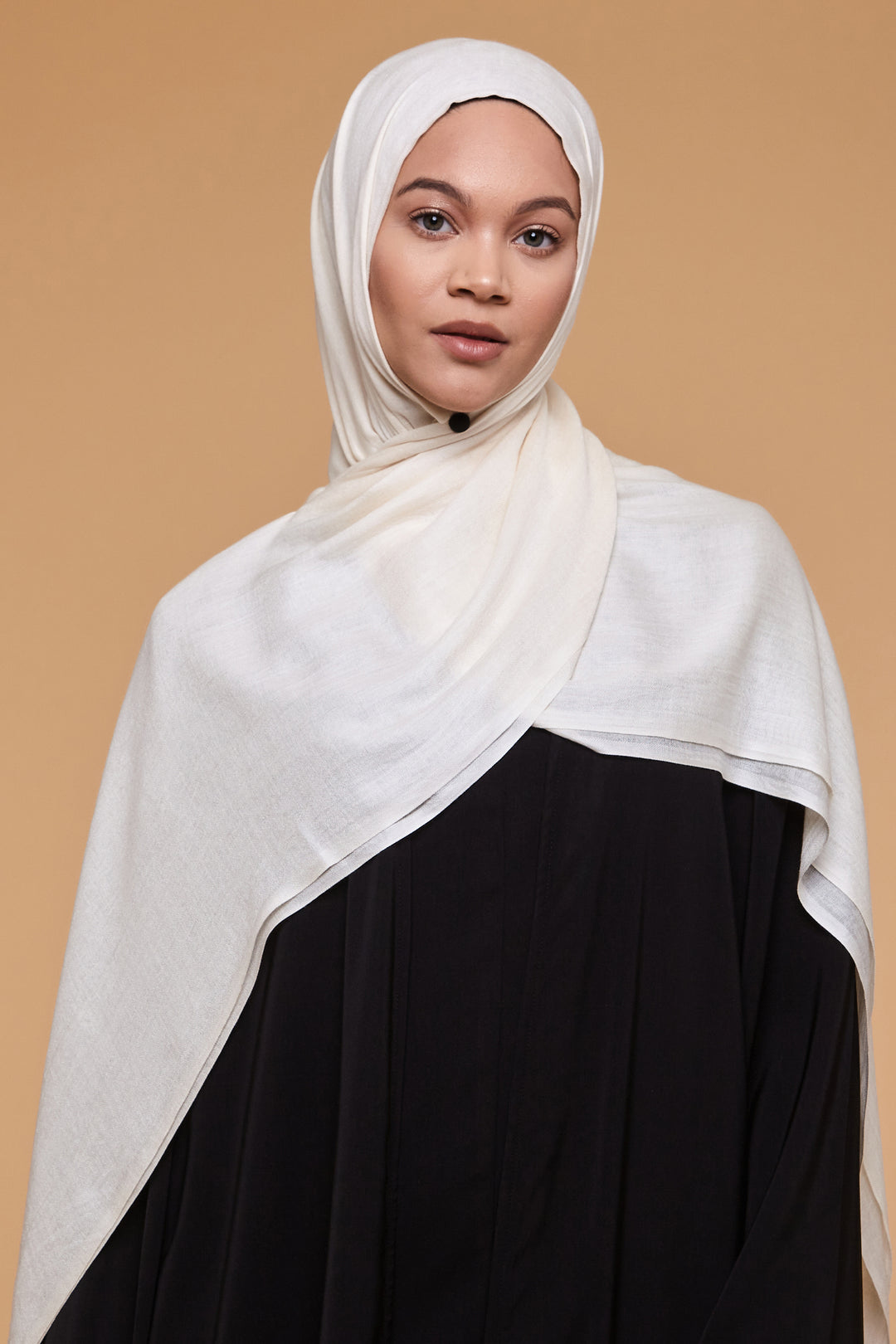 Buttercream Lenzing Modal Hijab - CAVE