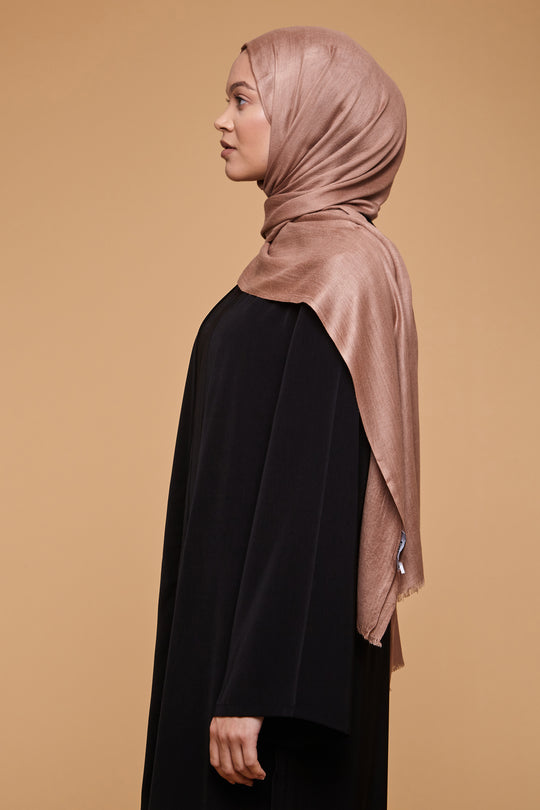 Cafe Au Lait Lenzing Modal Hijab - CAVE