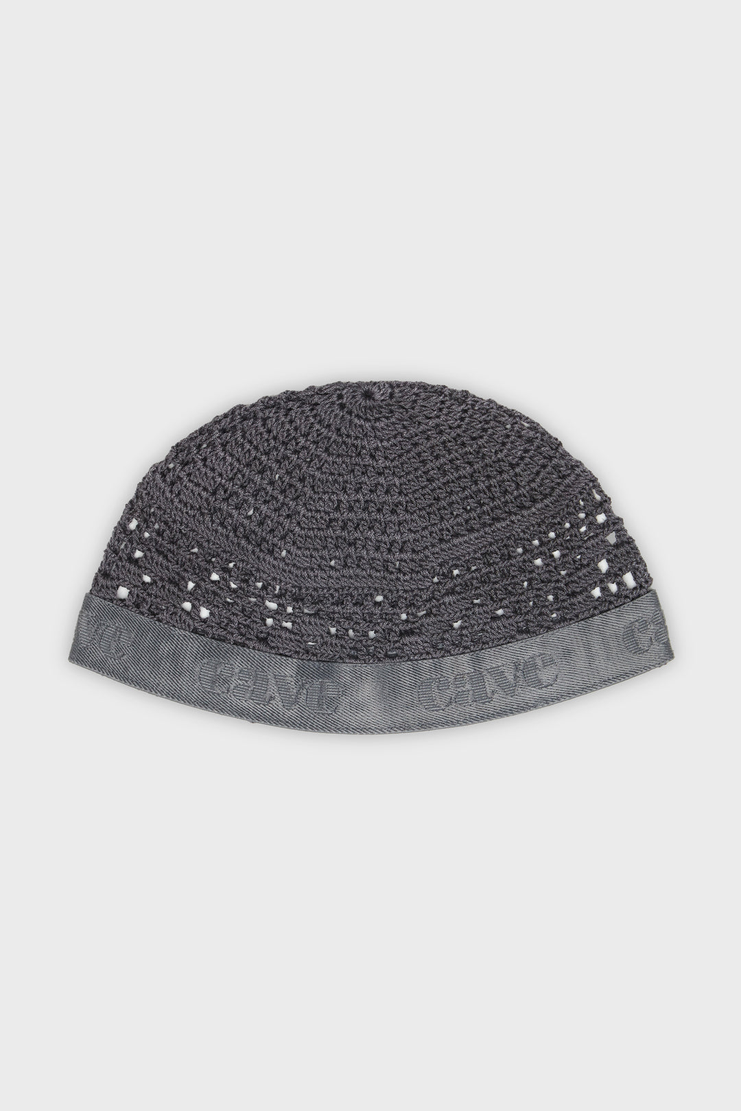 Charcoal Cotton Kuwaiti Kufi - CAVE