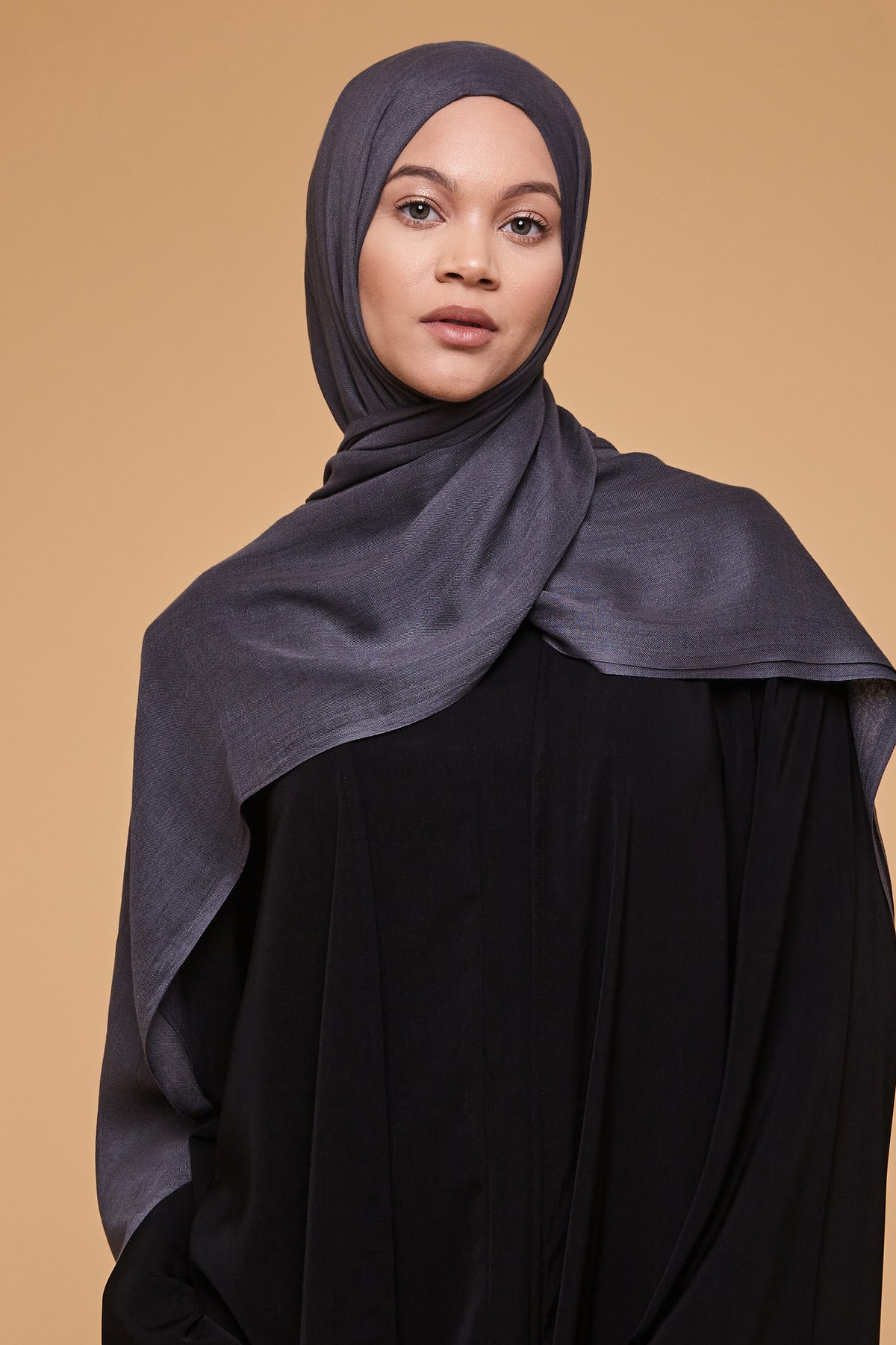 Modal Linzing Charcoal Lenzing Modal Hijab – CAVE