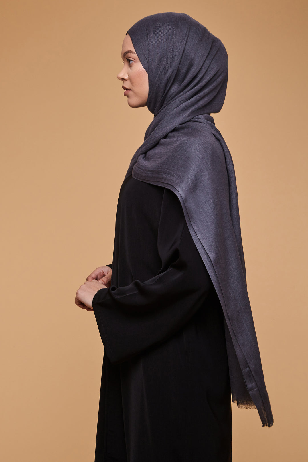 Charcoal Lenzing Modal Hijab - CAVE