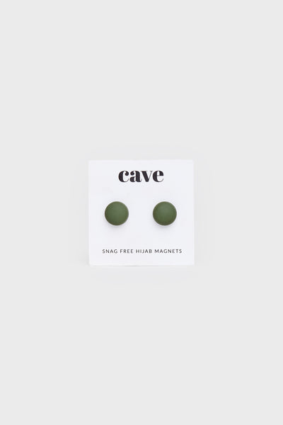 Dark Khaki Snag-free Hijab Magnets
