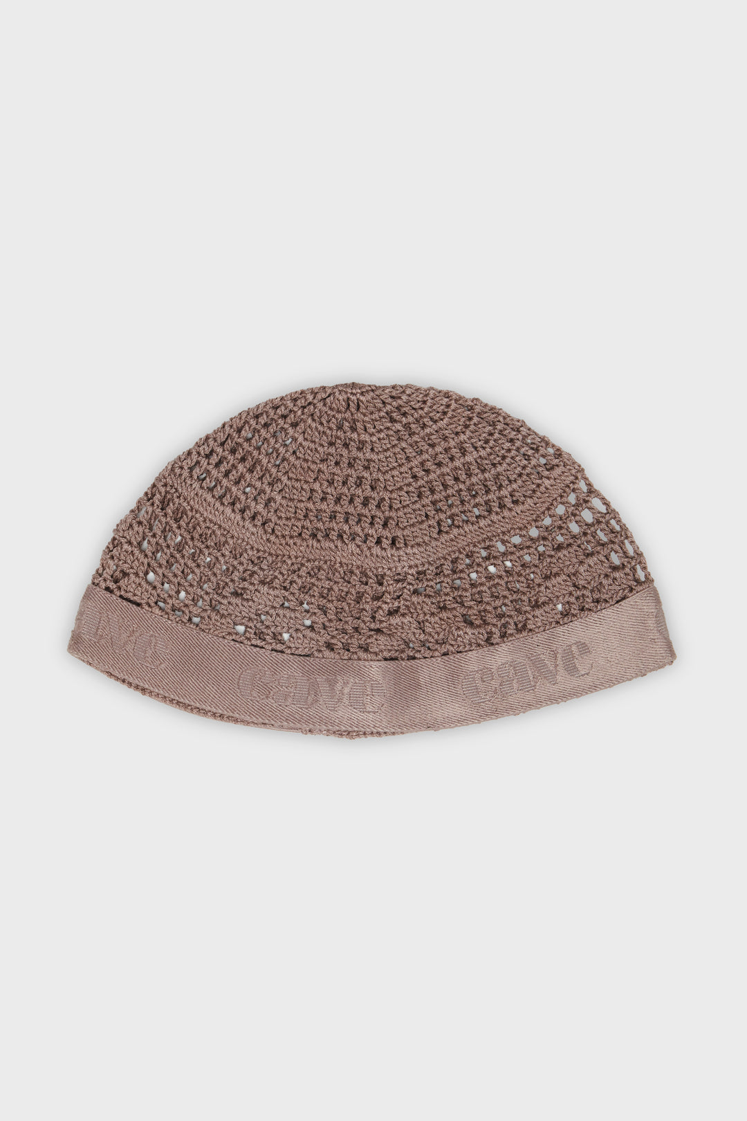 Deep Taupe Cotton Kuwaiti Kufi - CAVE