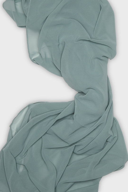 Duck Egg Soft Crepe Chiffon Hijab - CAVE