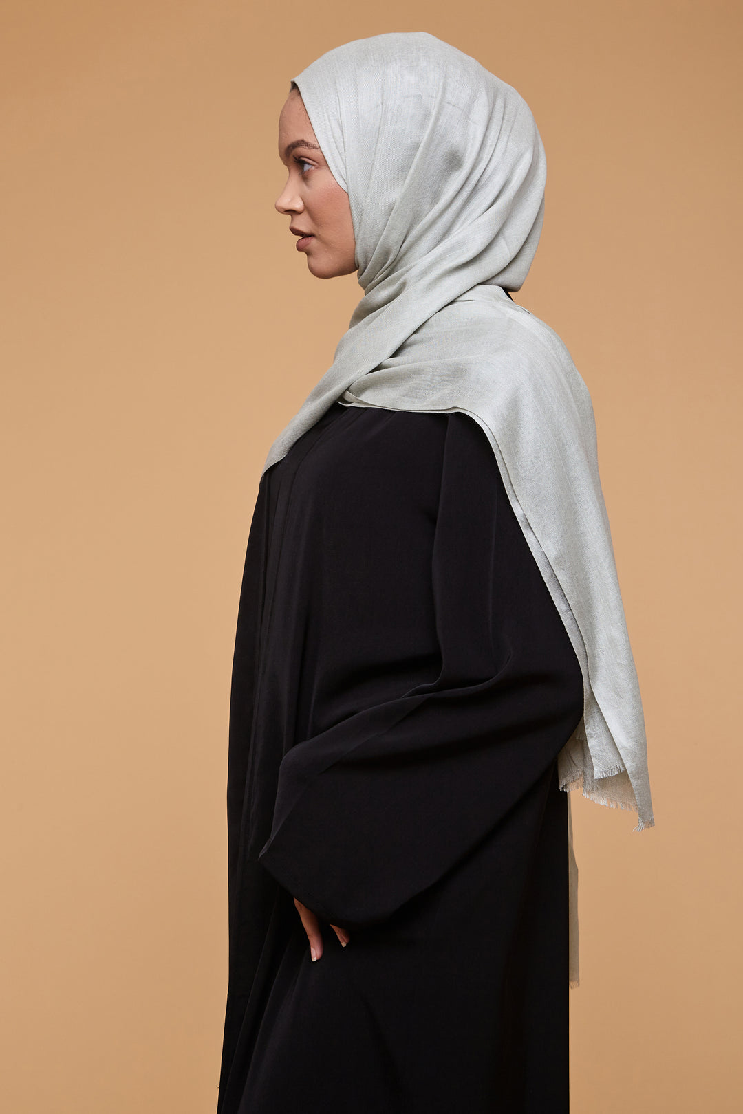 Modal Linzing Foggy Grey Lenzing Modal Hijab – CAVE
