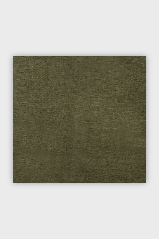 Khaki Cotton & Wool Hijab - CAVE