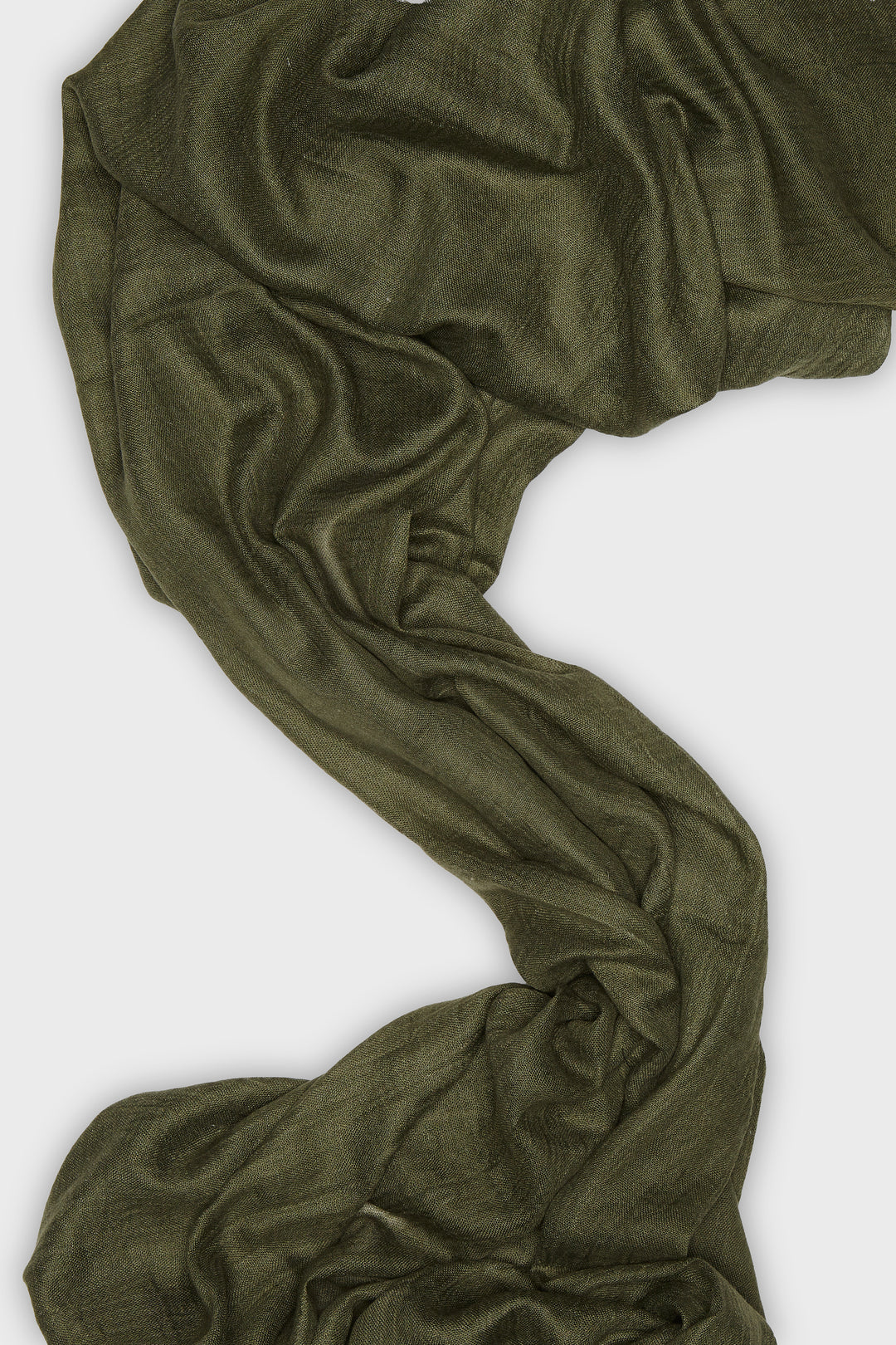 Khaki Cotton & Wool Hijab - CAVE