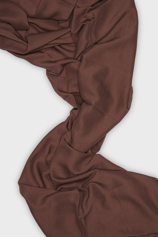 Light Brown Grain Satin Hijab - CAVE