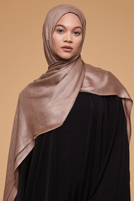 Mocha Meringue Lenzing Modal Hijab - CAVE