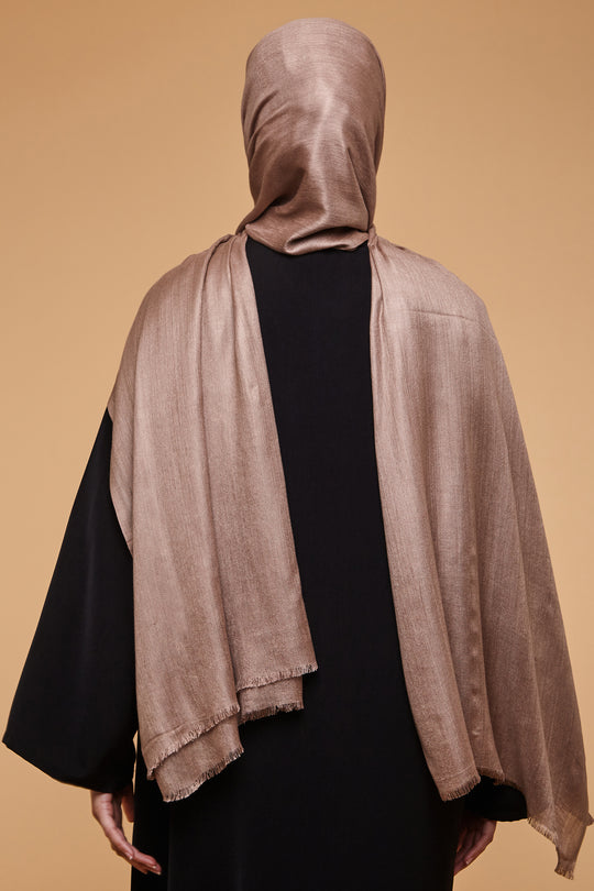 Mocha Meringue Lenzing Modal Hijab - CAVE
