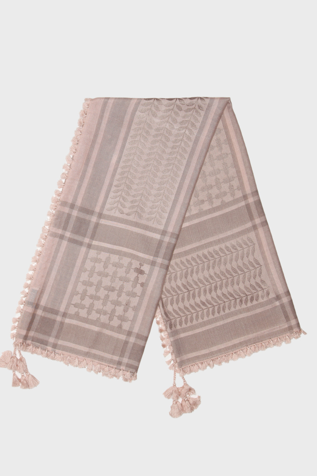 Mocha & Rose Bamboo Keffiyeh Scarf - CAVE