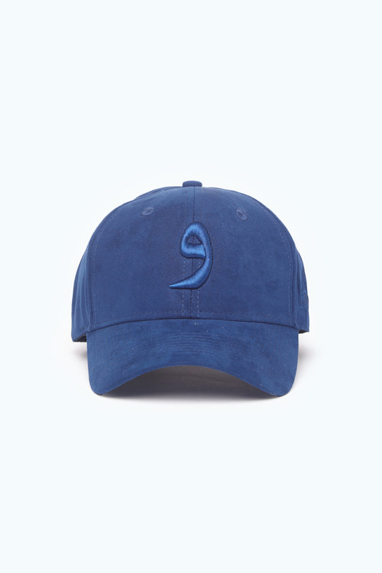 Navy Suede Arabic Cap - CAVE