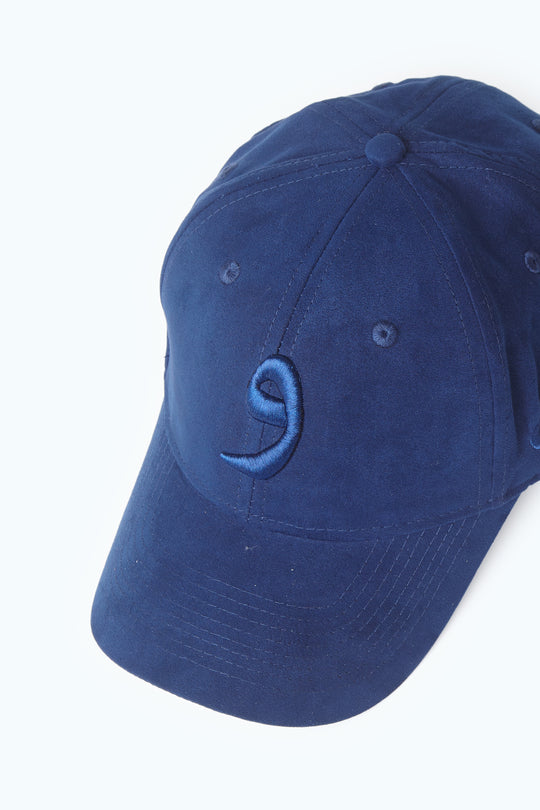 Navy Suede Arabic Cap - CAVE