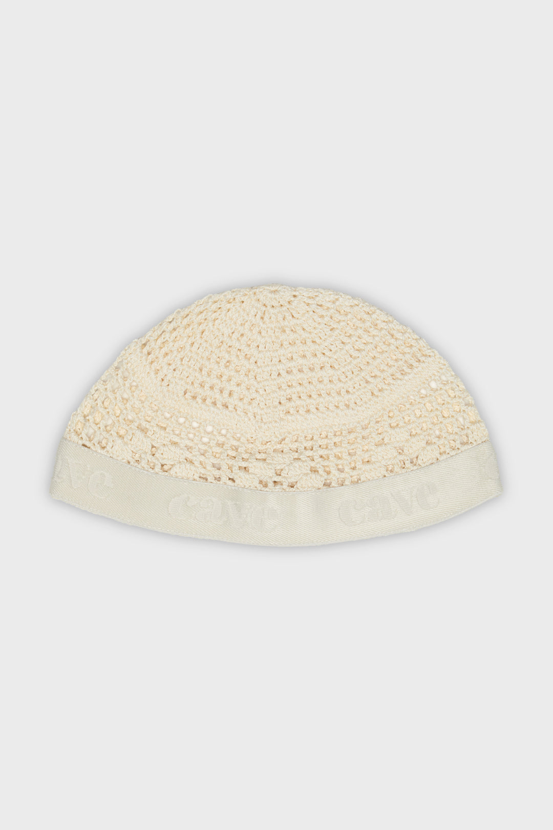 Pearled Ivory Cotton Kuwaiti Kufi - CAVE