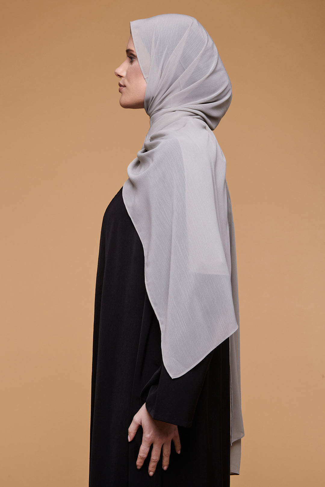 Rock Oak Crinkle Soft Crepe Hijab - CAVE