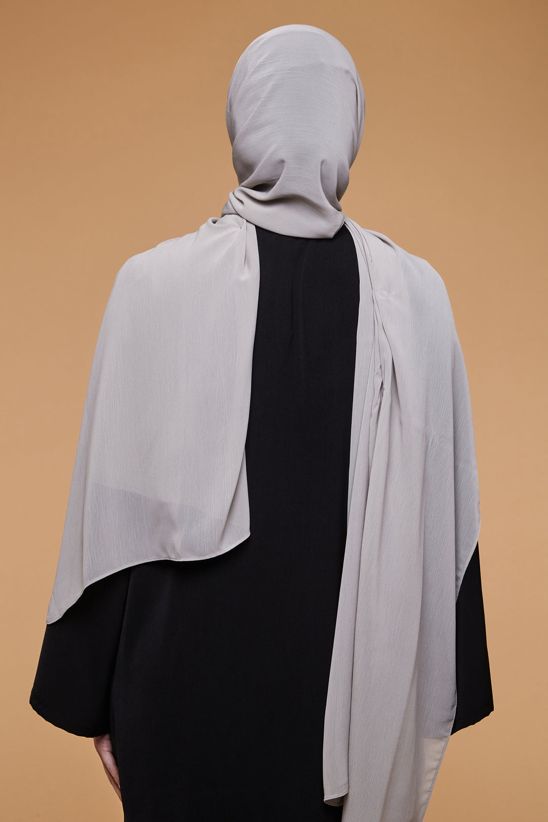 Rock Oak Crinkle Soft Crepe Hijab - CAVE