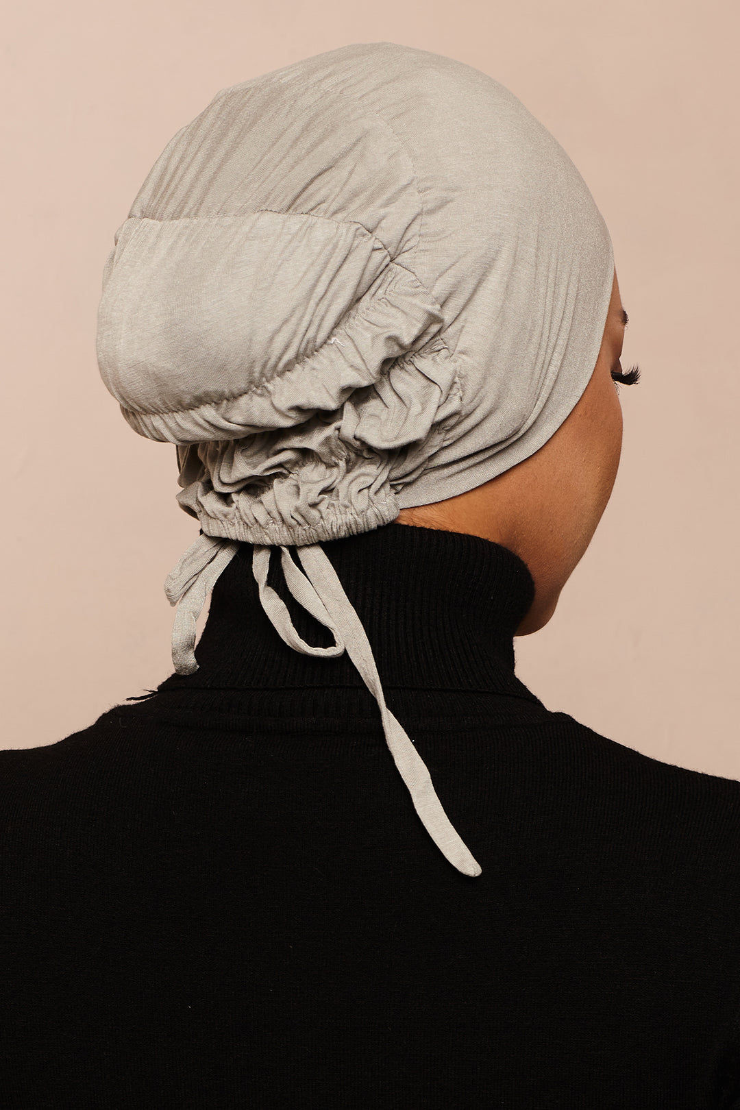 Rock Oak Scrunchie Bamboo Jersey Hijab Cap - CAVE