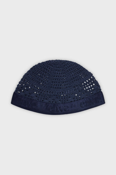 Shadow Blue Cotton Kuwaiti Kufi