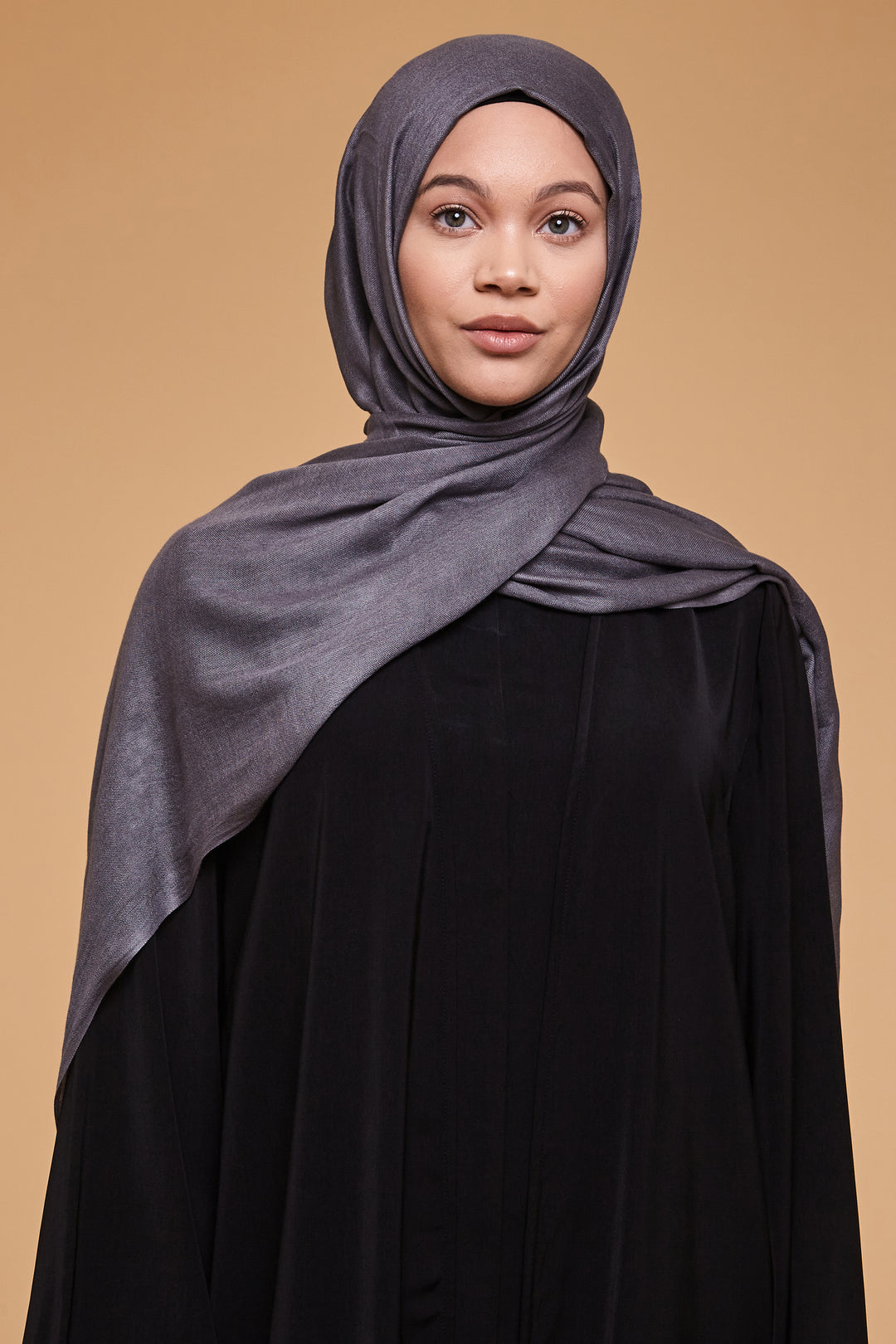 Shadow Charcoal Lenzing Modal Hijab - CAVE