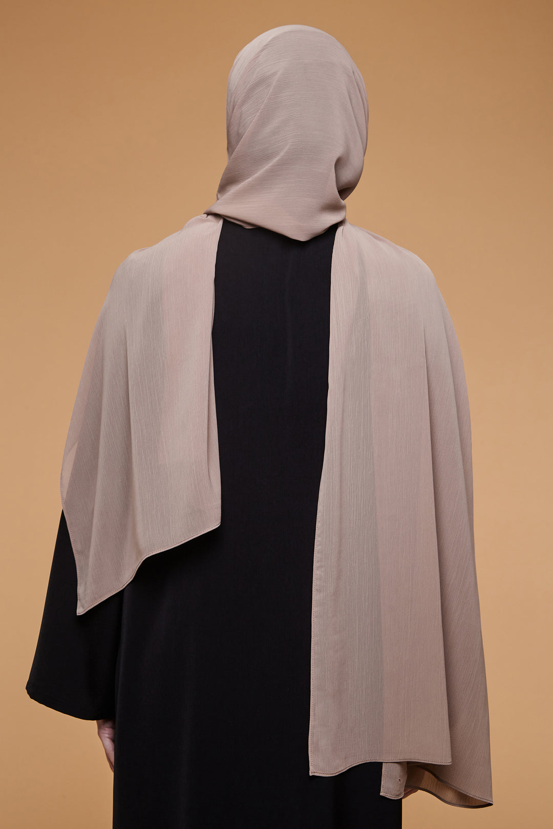 Silver Mink Crinkle Soft Crepe Hijab - CAVE