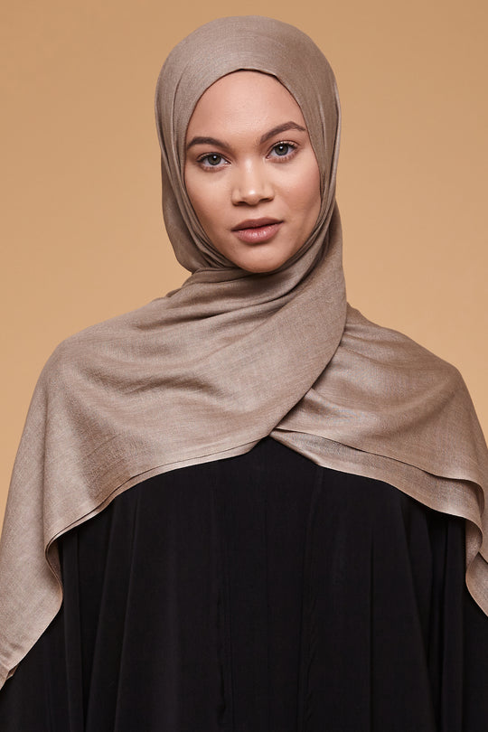 Silver Mink Lenzing Modal Hijab - CAVE