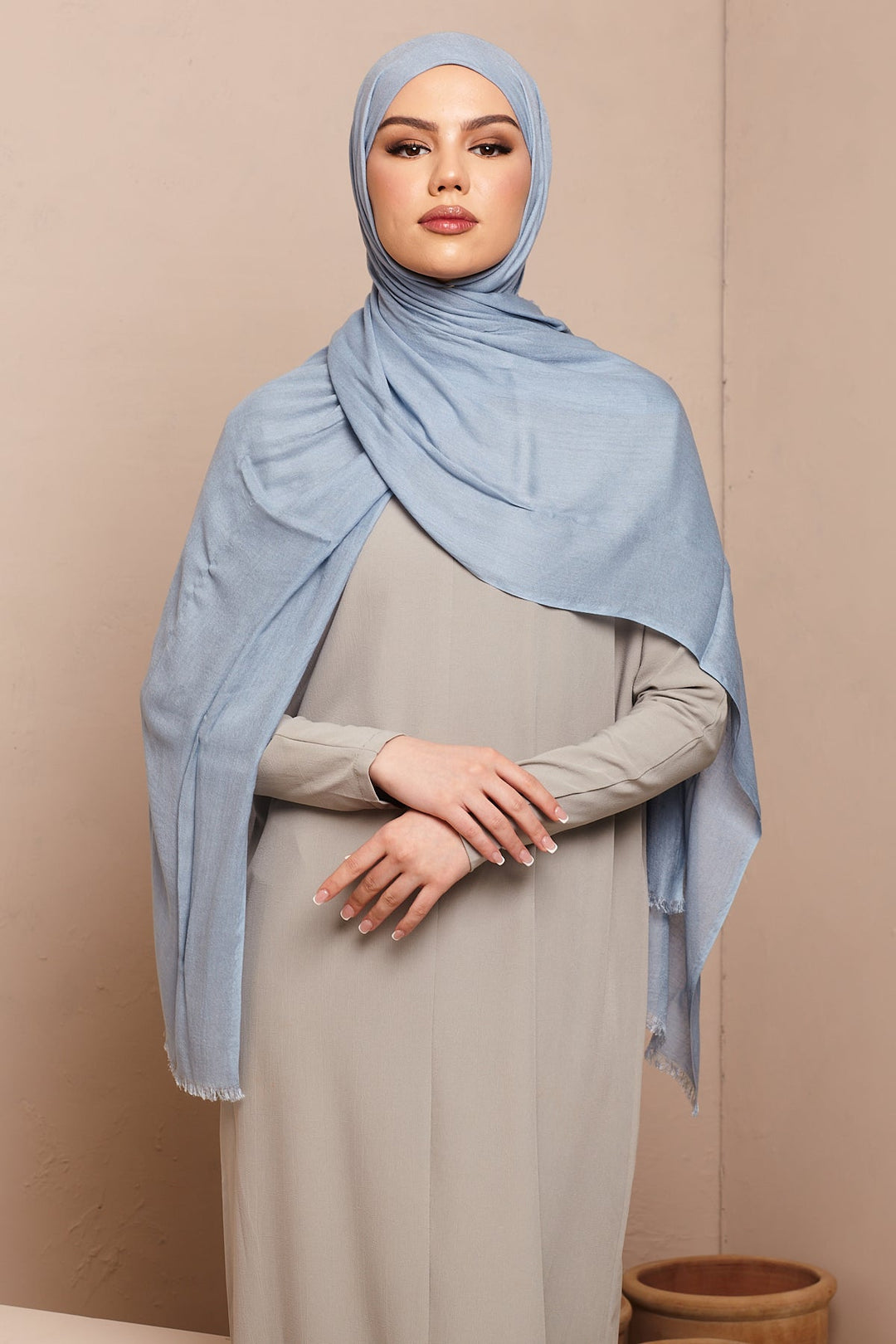 Modal Linzing Airy Blue Lenzing Modal Hijab – CAVE