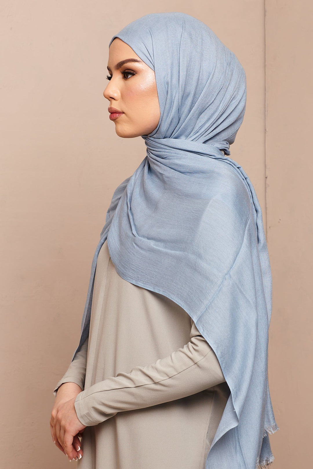 Modal Linzing Airy Blue Lenzing Modal Hijab – CAVE