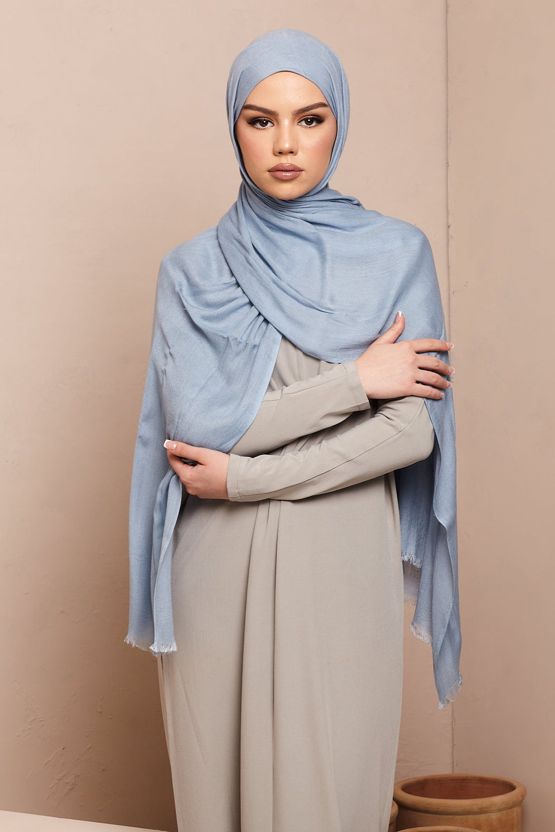Modal Linzing Airy Blue Lenzing Modal Hijab – CAVE
