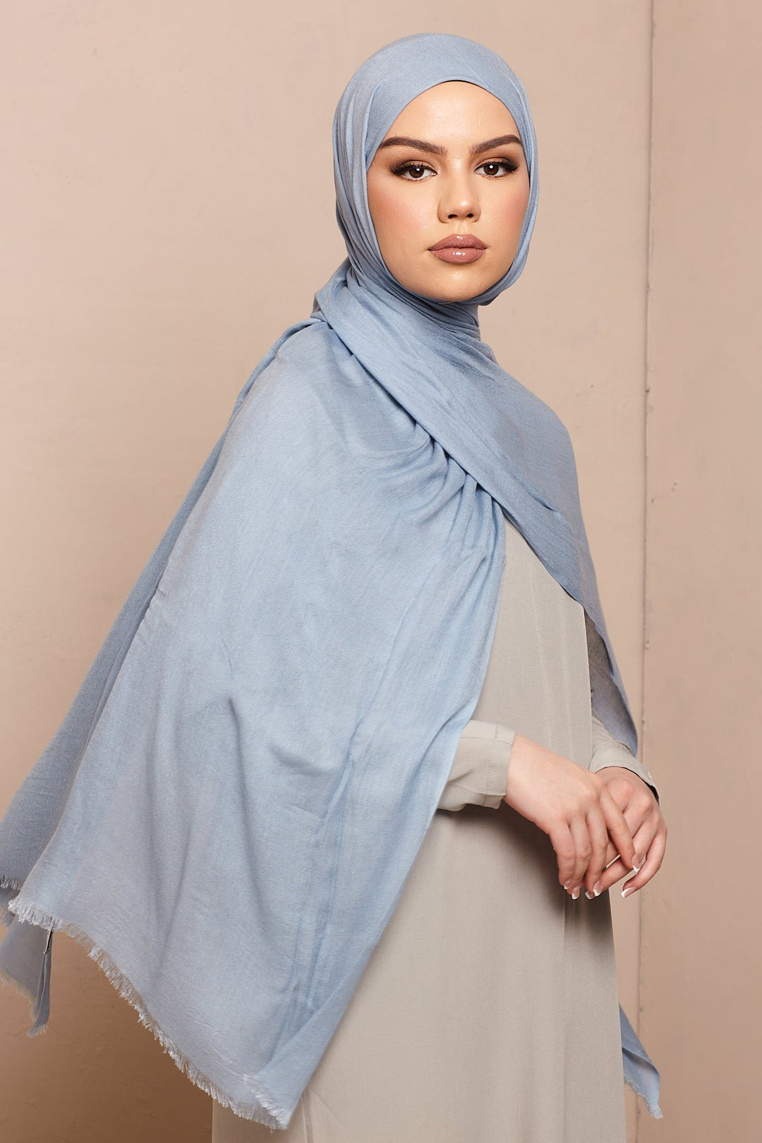 Modal Linzing Airy Blue Lenzing Modal Hijab – CAVE
