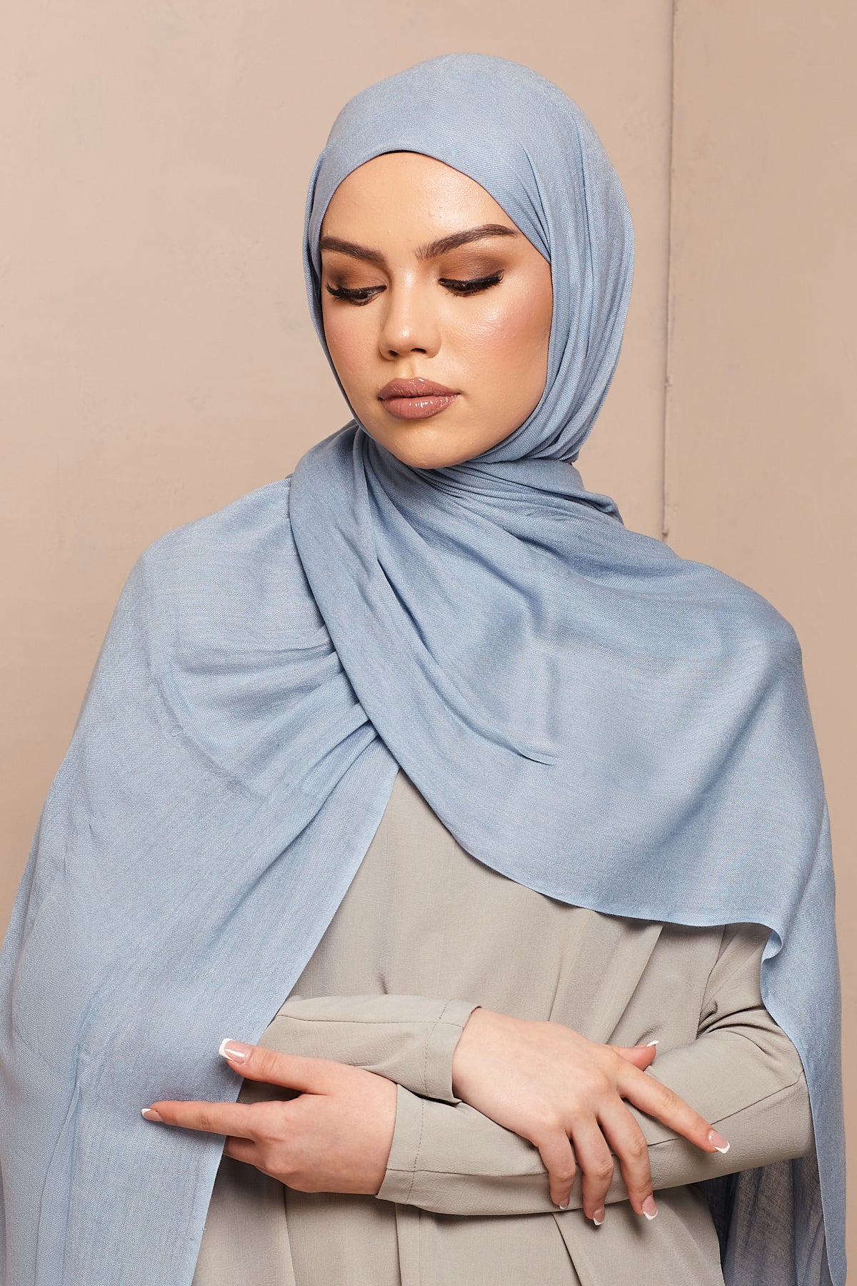 Modal Linzing Airy Blue Lenzing Modal Hijab – CAVE