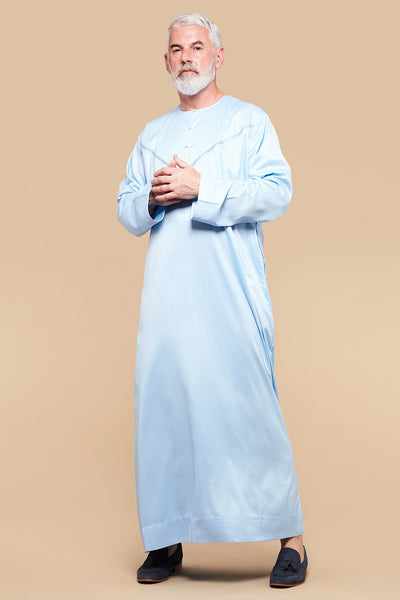 Airy Blue Omani Thobe - CAVE