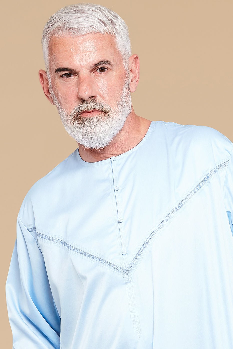 Airy Blue Omani Thobe - CAVE