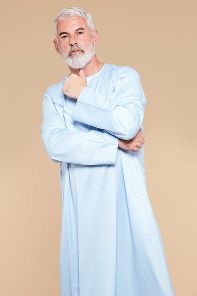 Airy Blue Omani Thobe - CAVE