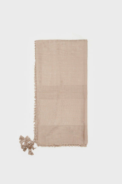 Beige Bamboo Keffiyeh Scarf - CAVE