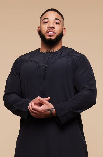 Black Classic Omani Thobe - CAVE