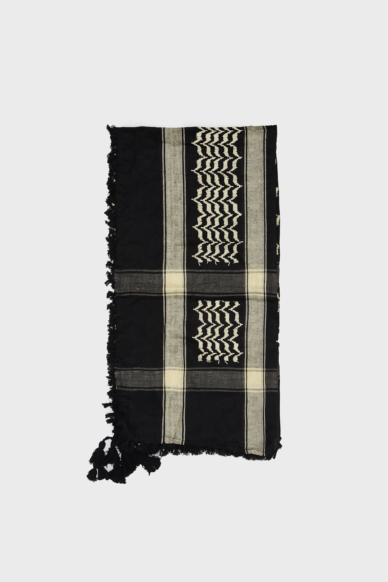 Black & Yellow Keffiyeh Scarf - CAVE