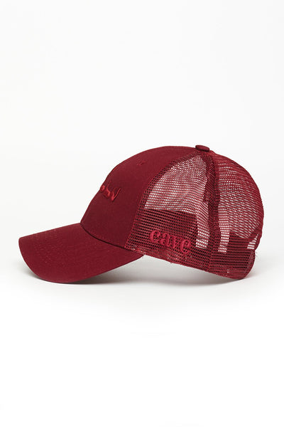 Burgundy Peace Arabic Cap - CAVE