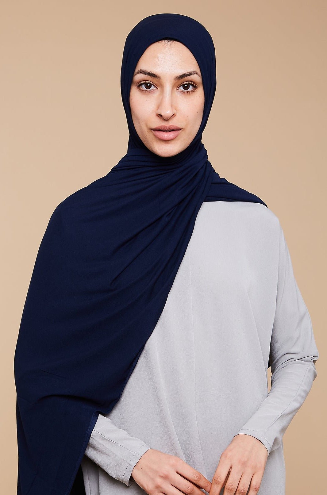 Egyptian Blue Soft Jersey Hijab - CAVE