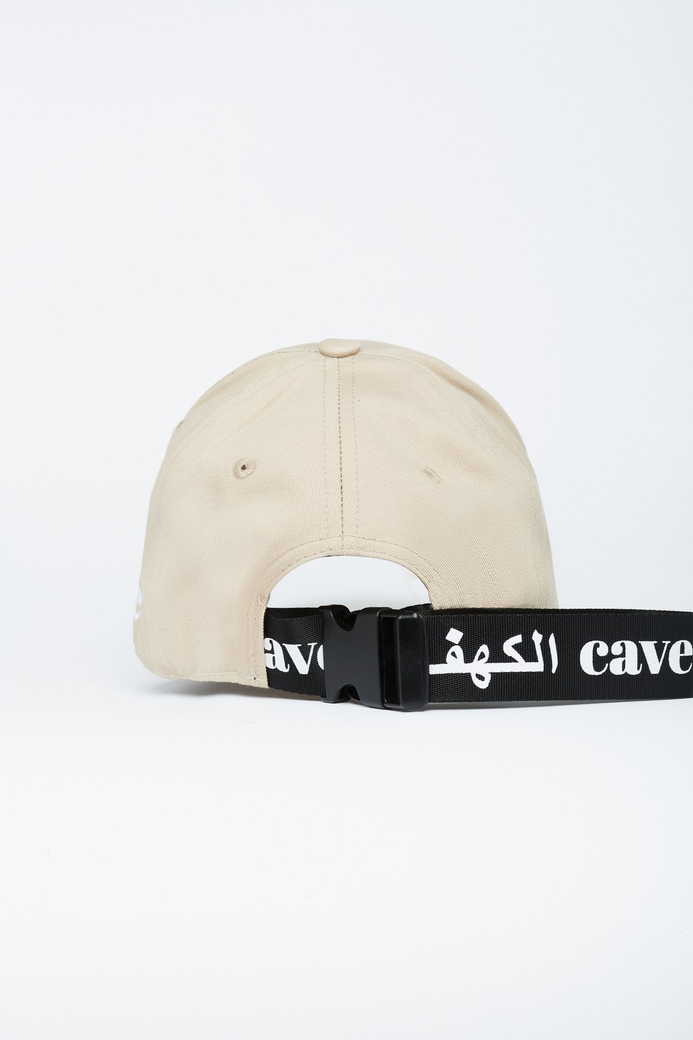 Linen Beige Cave Strap Arabic Cap - CAVE