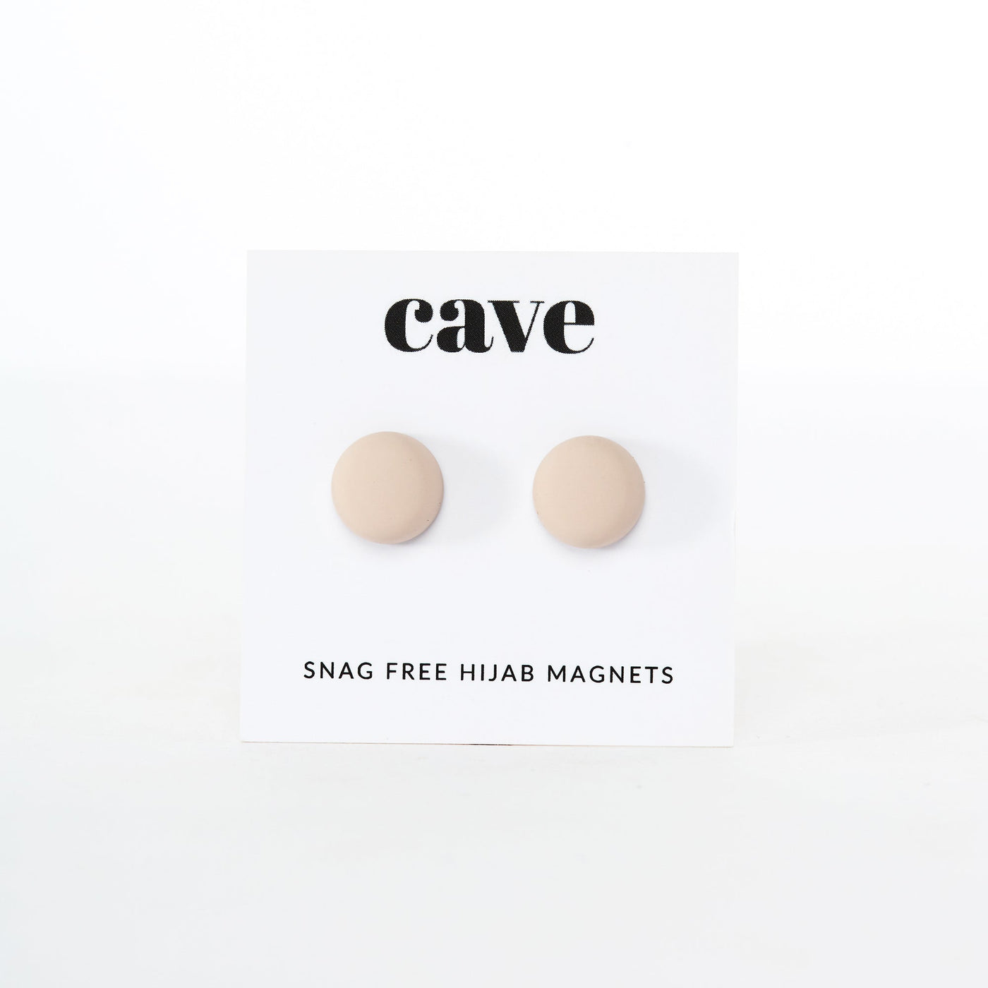 Linen Beige Snag-free Hijab Magnets - CAVE
