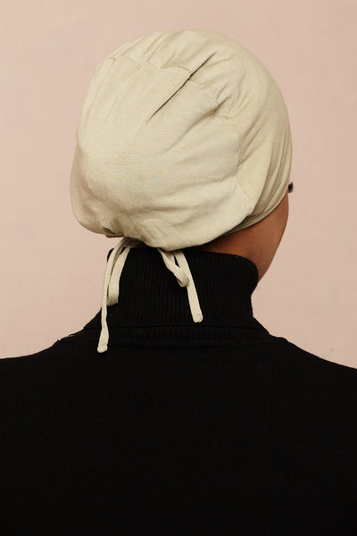 Lint Green Bamboo Jersey Hijab Cap - CAVE