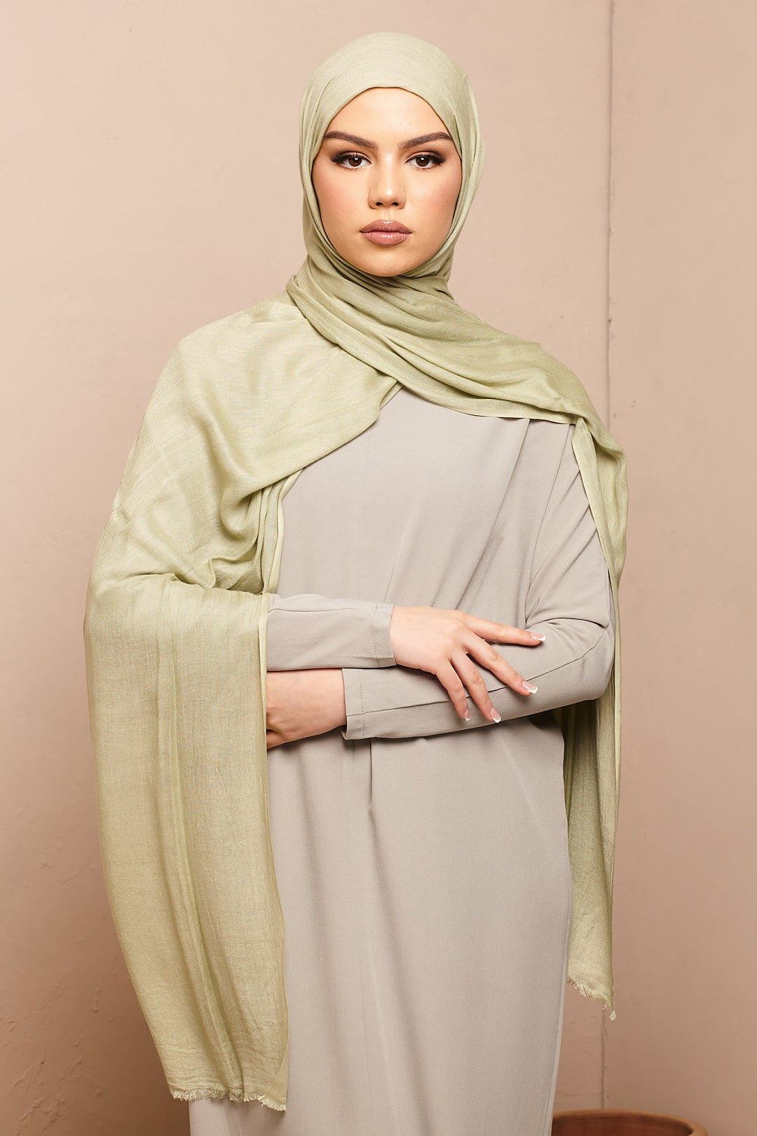 Modal Linzing Lint Green Lenzing Modal Hijab – CAVE