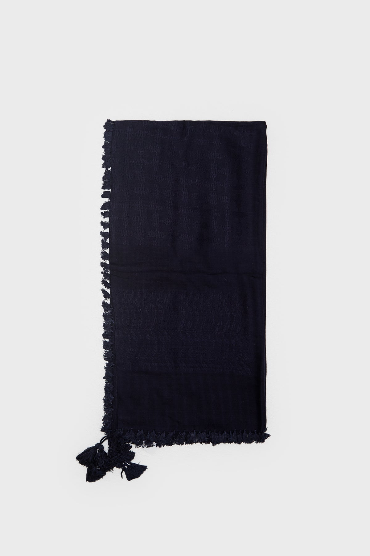 Maritime Blue Bamboo Keffiyeh Scarf - CAVE